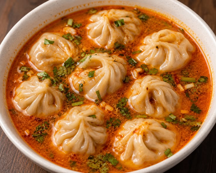 buff momo jhol