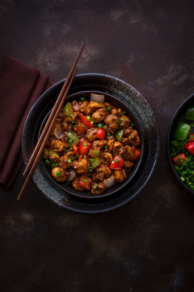 Mushroom Chilli