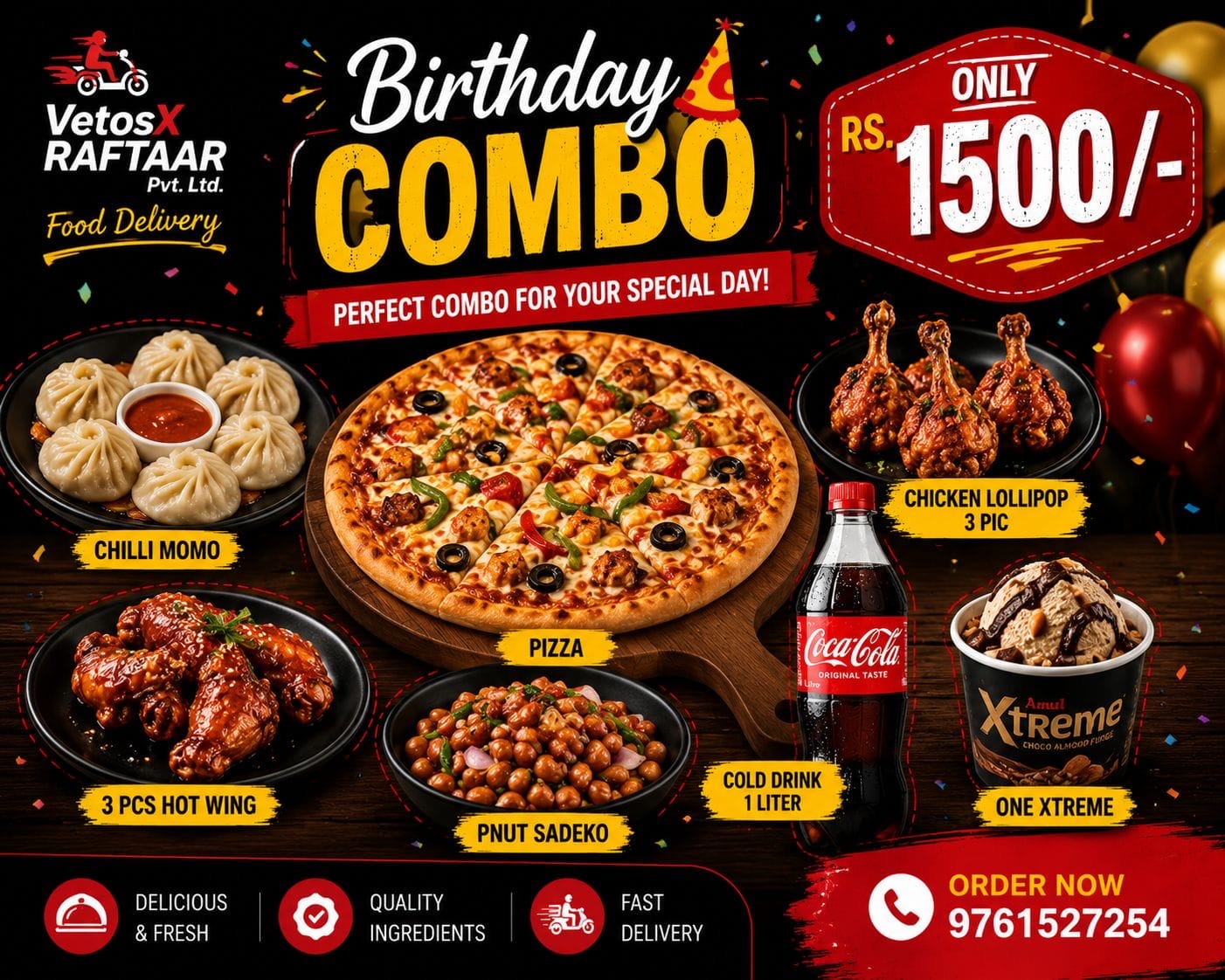 Birthday combo